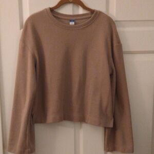 Old Navy Taupe Knit Pullover